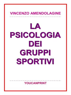 cover image of La psicologia dei gruppi sportivi